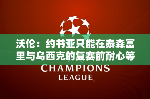 沃伦：约书亚只能在泰森富里与乌西克的复赛前耐心等待